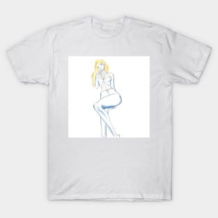 crystal queen ecopop classy woman art T-Shirt